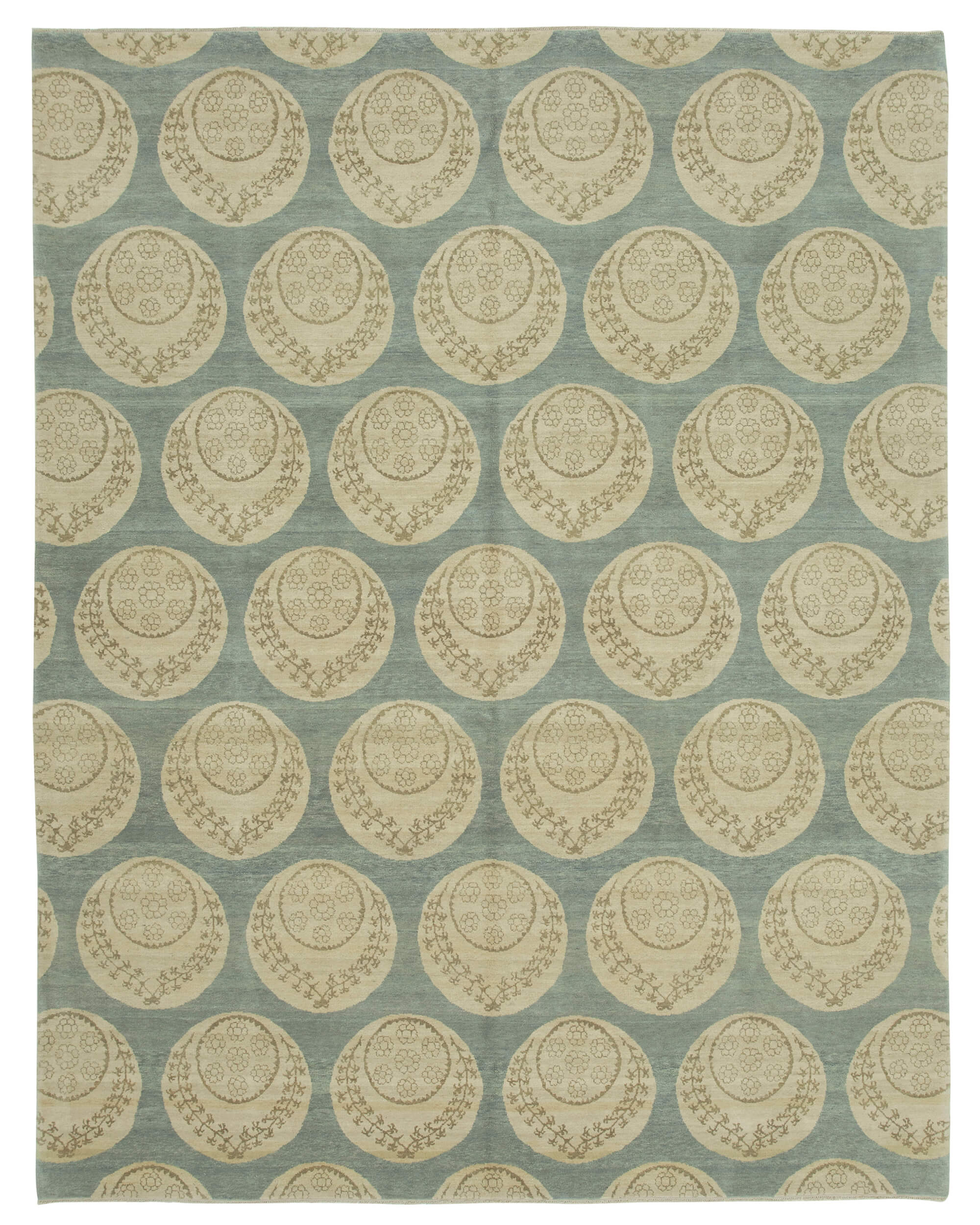 8x10 Beige Oushak Rug - 33348