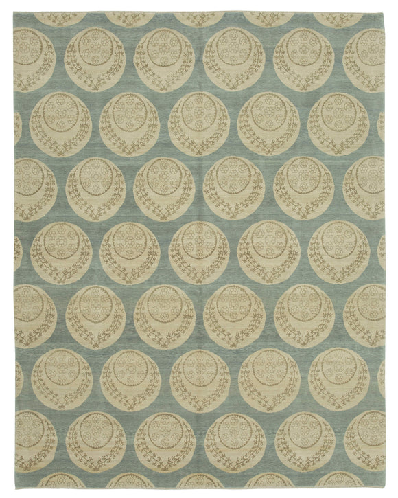 8x10 Beige Oushak Rug - 33348