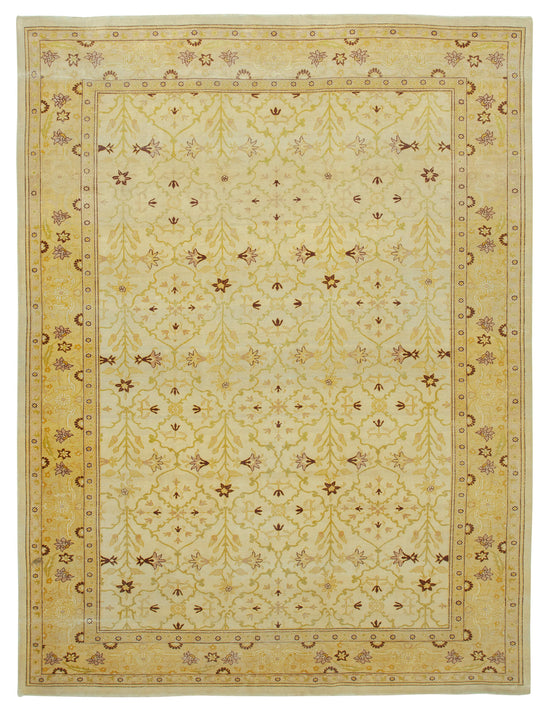 10x13 Beige Oushak Rug - 33351