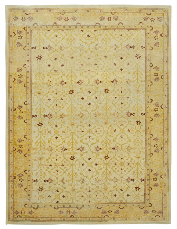 10x13 Beige Oushak Rug - 33351