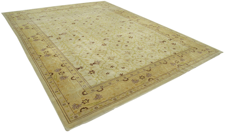 10x13 Beige Oushak Rug - 33351