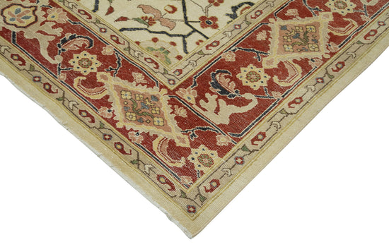9x12 Hand-Knotted Wool Oushak Rug - 33354