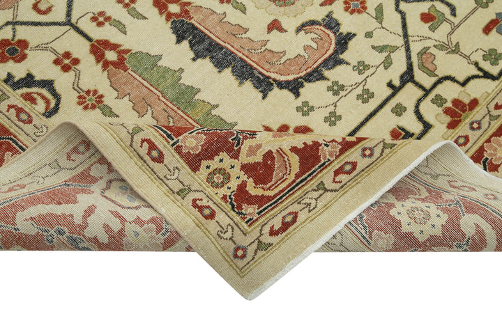 9x12 Hand-Knotted Wool Oushak Rug - 33354