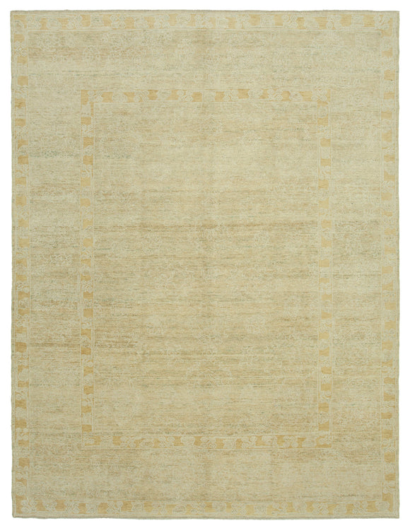9x12 Beige Oushak Rug - 33372