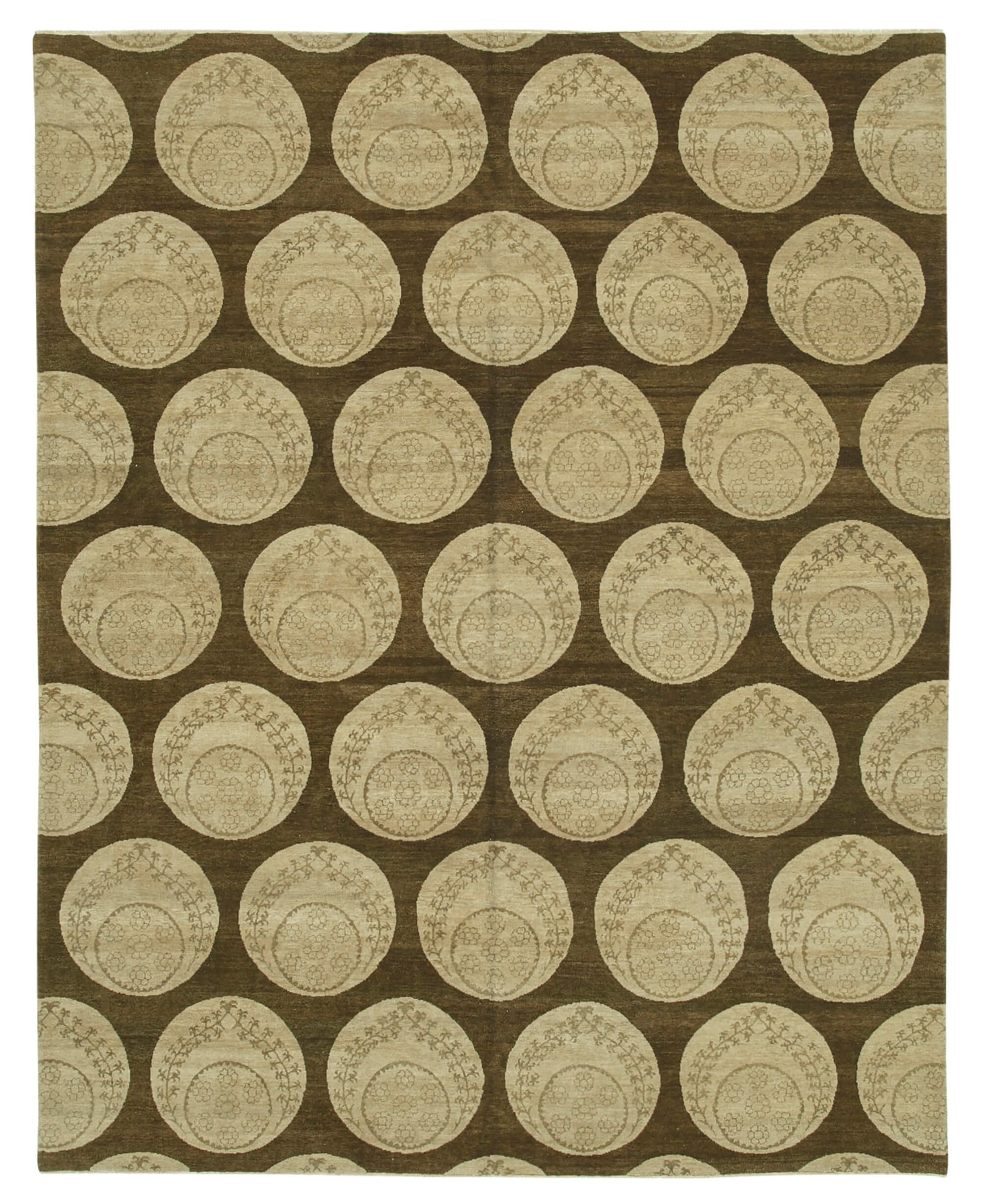 8x10 Hand-Knotted Wool Oushak Rug - 33380