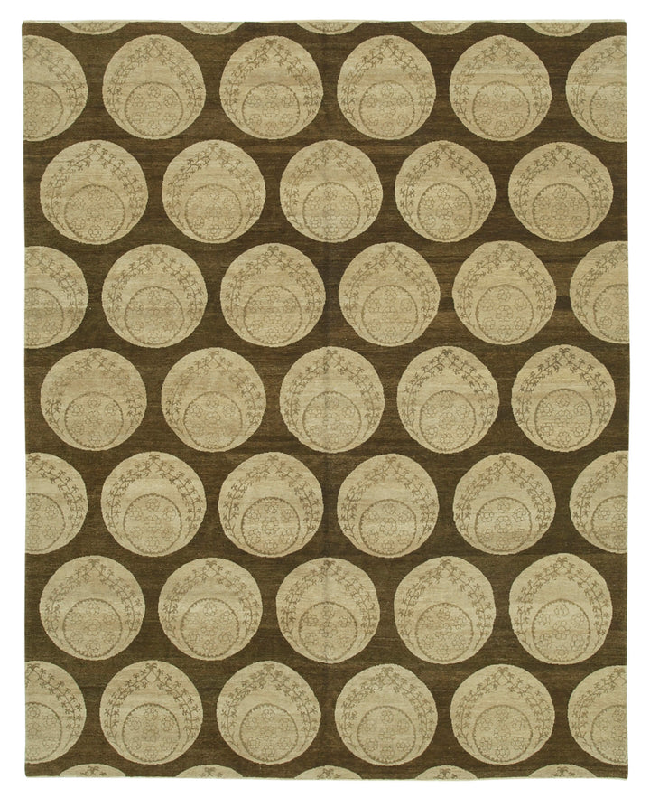 8x10 Hand-Knotted Wool Oushak Rug - 33380