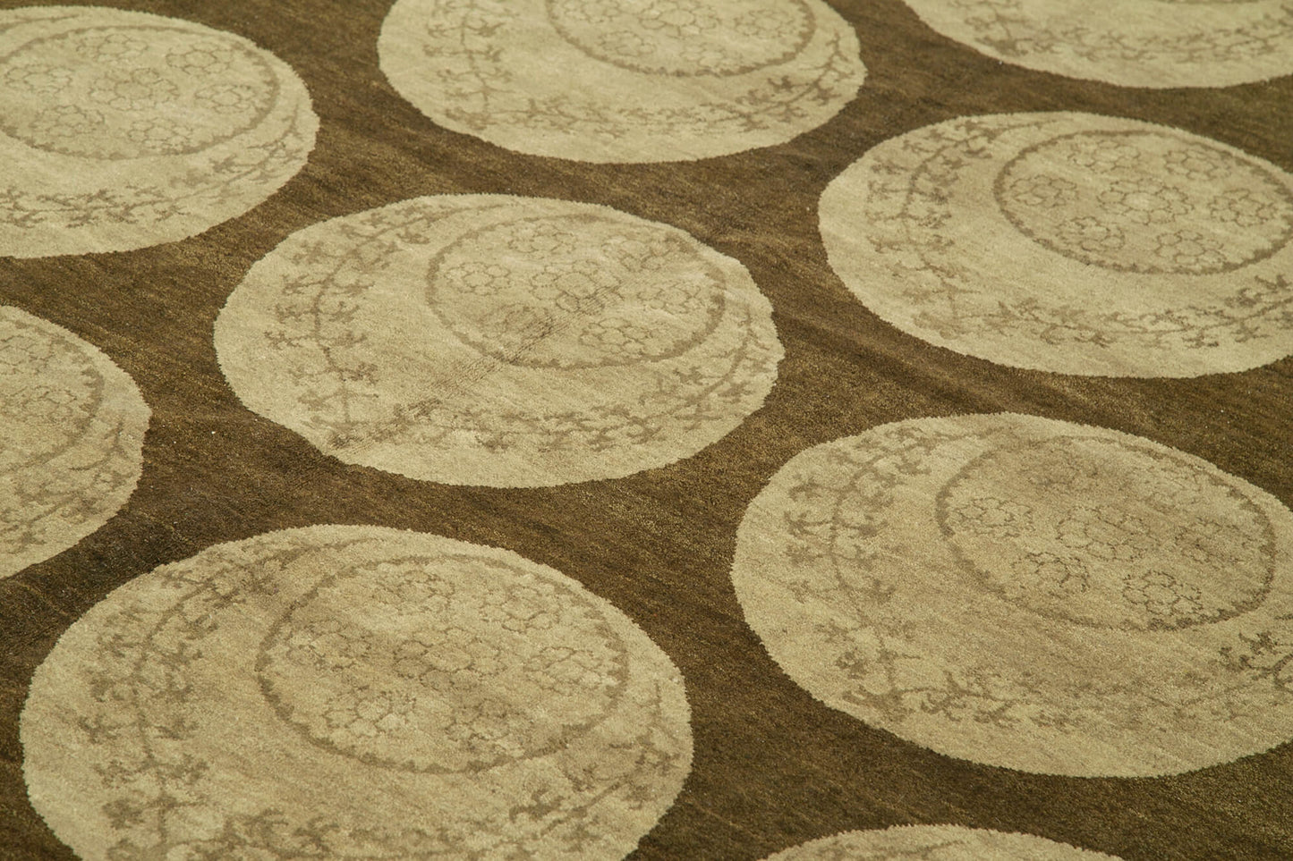 8x10 Hand-Knotted Wool Oushak Rug - 33380