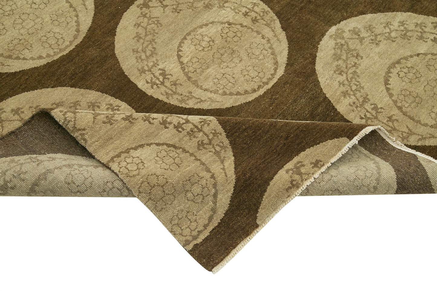 8x10 Hand-Knotted Wool Oushak Rug - 33380