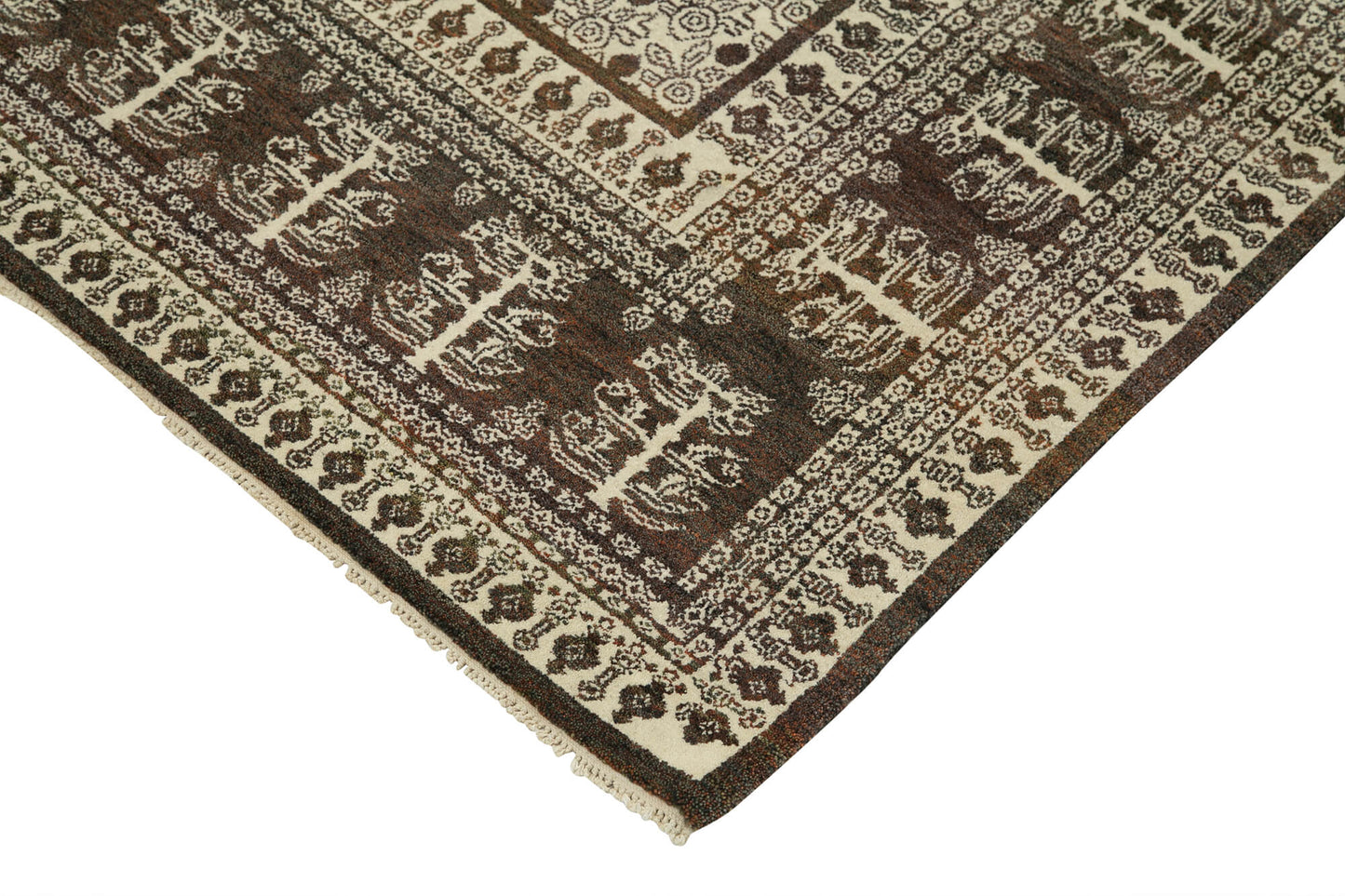 8x10 Hand-Knotted Wool Oushak Rug - 33381