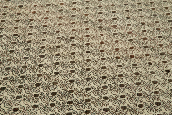 8x10 Hand-Knotted Wool Oushak Rug - 33381