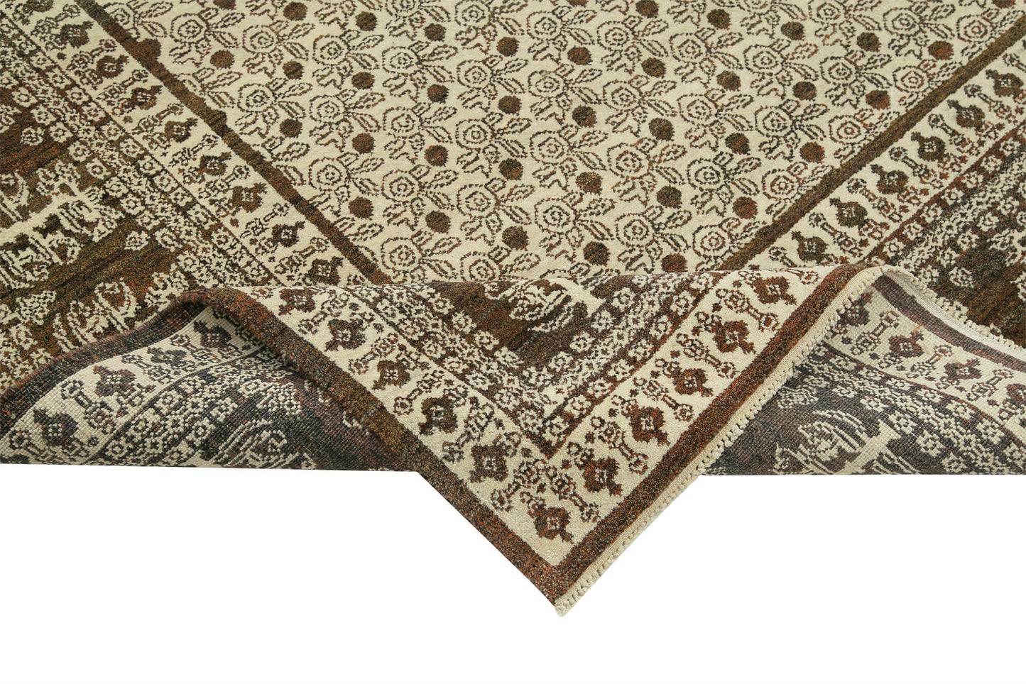 8x10 Hand-Knotted Wool Oushak Rug - 33381