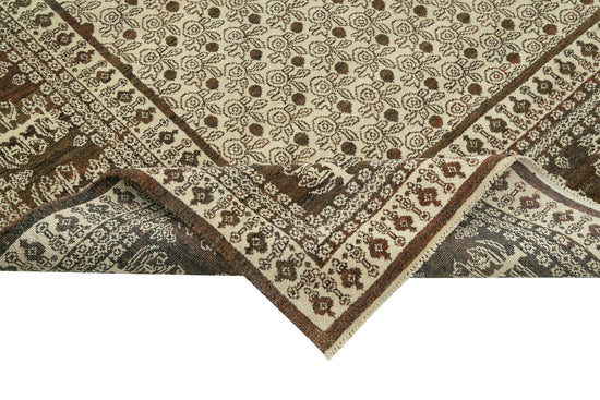 8x10 Hand-Knotted Wool Oushak Rug - 33381