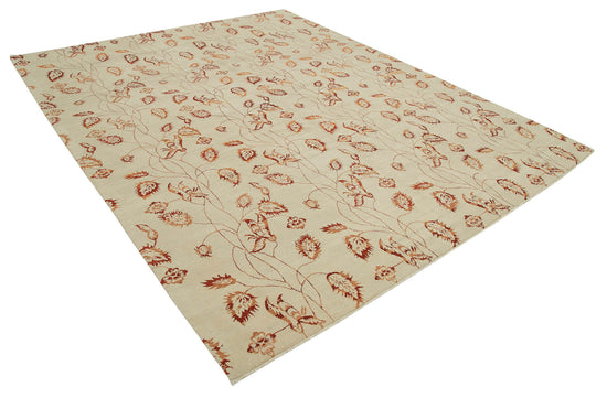 8x10 Beige Oushak Rug - 33382