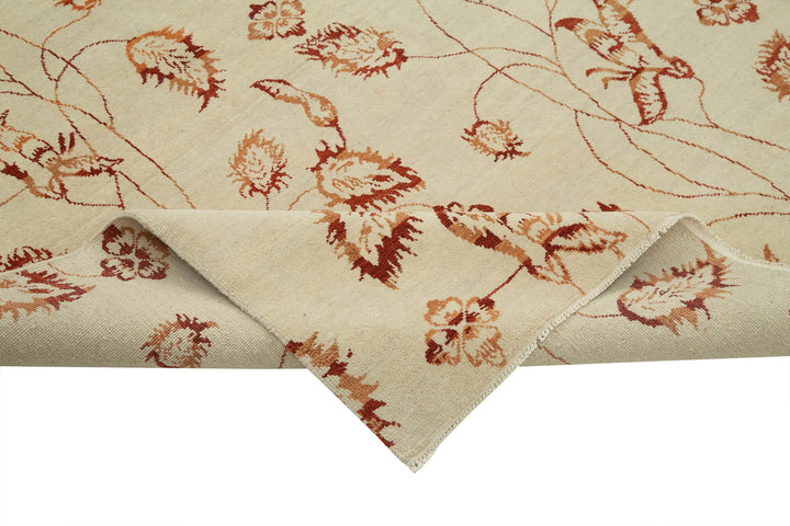 8x10 Beige Oushak Rug - 33382