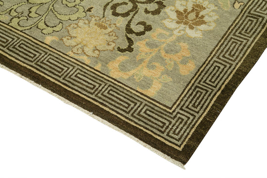 8x10 Green Oushak Rug - 33388