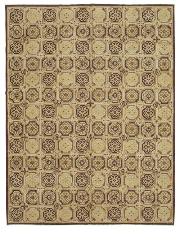 8x10 Beige Oushak Rug - 33392