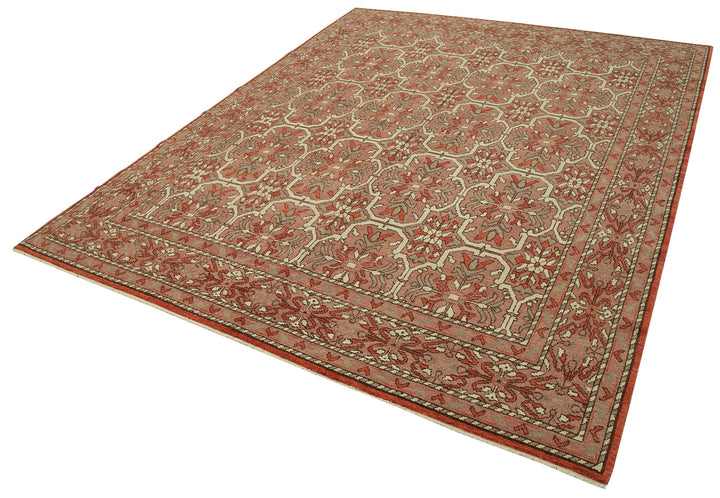 8x10 Red Oushak Rug - 33393