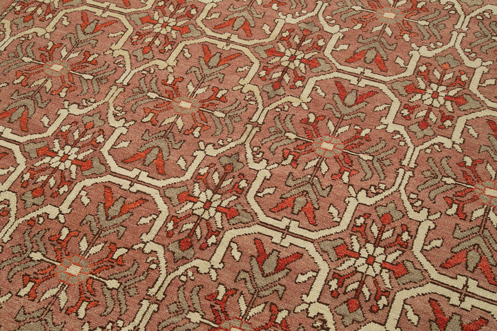 8x10 Red Oushak Rug - 33393