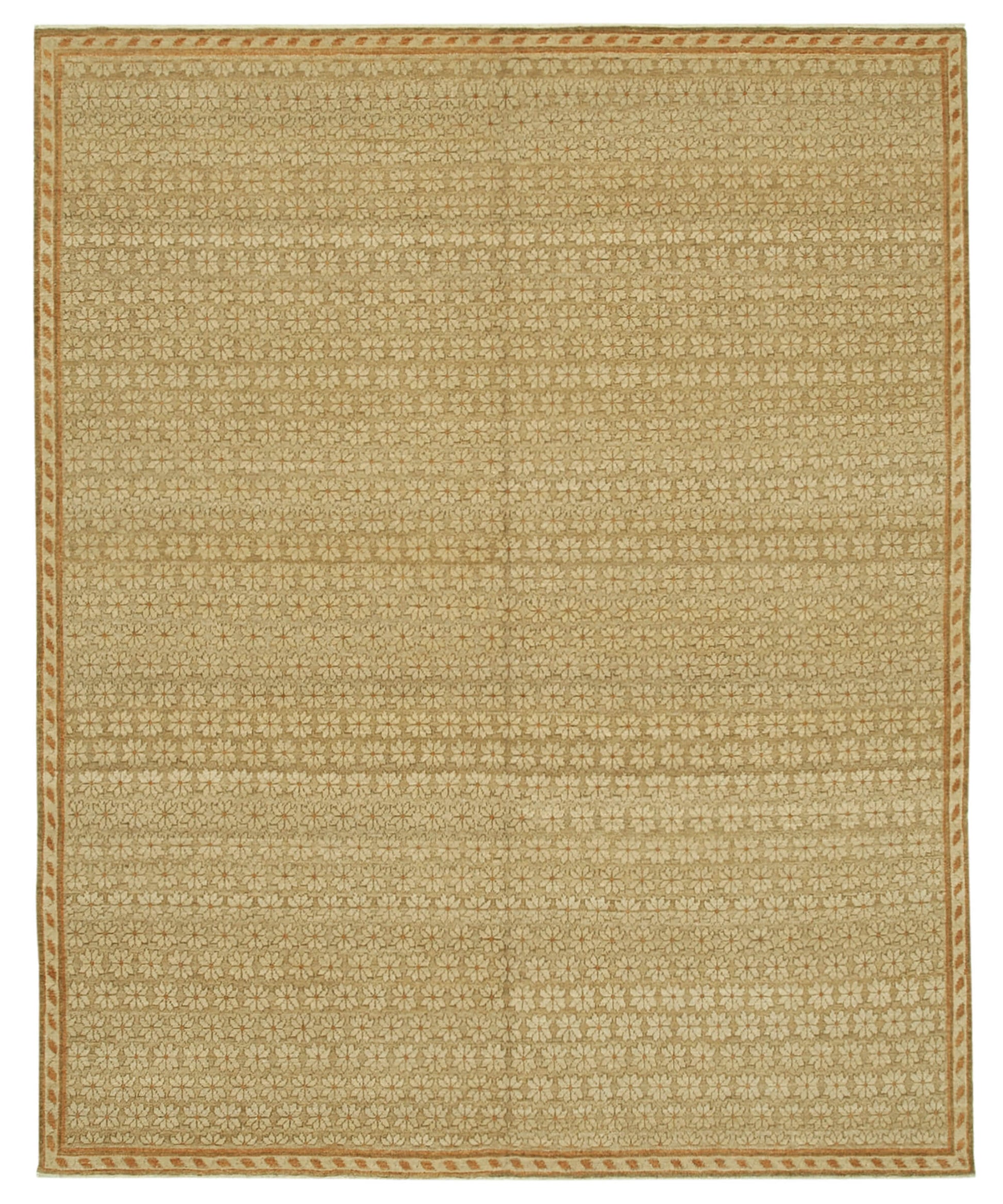 8x10 Beige Oushak Rug - 33399