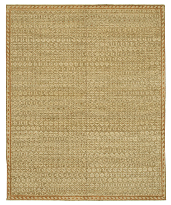 8x10 Beige Oushak Rug - 33399