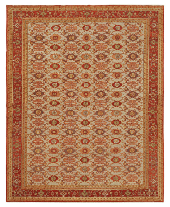 8x10 Red Oushak Rug - 33403