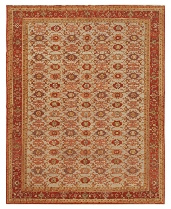 8x10 Red Oushak Rug - 33403