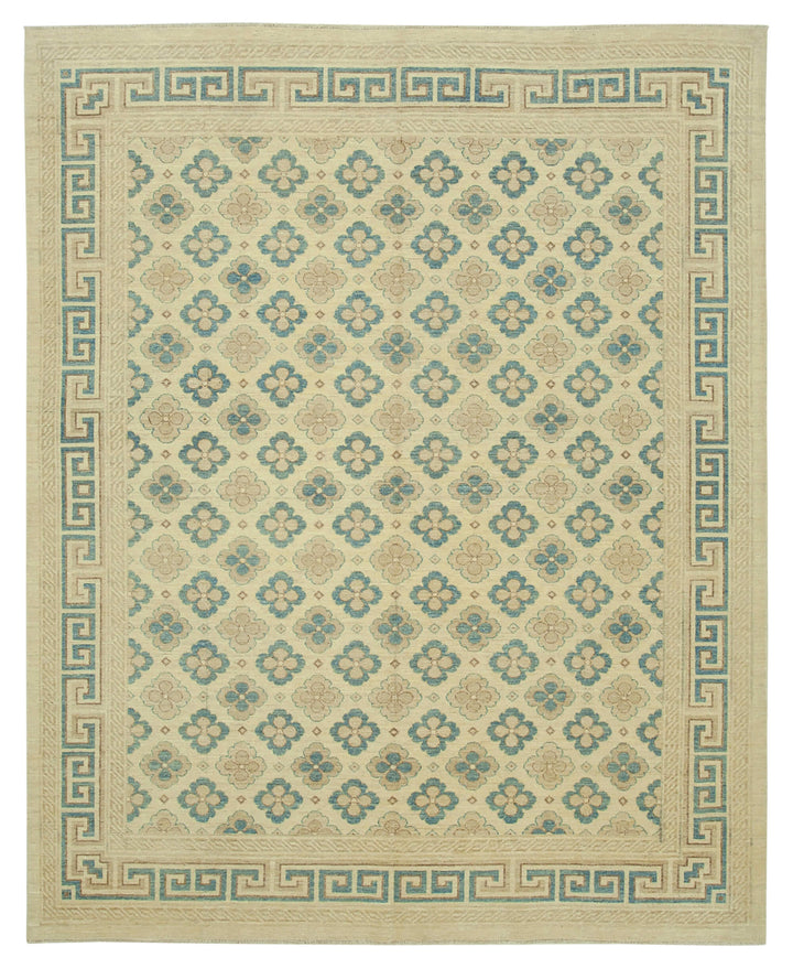 8x10 Beige Oushak Rug - 33409