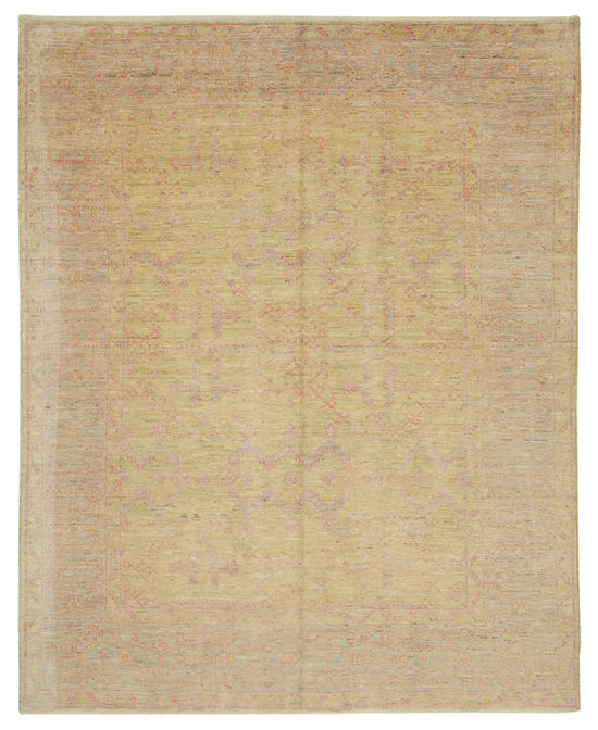 8x10 Yellow Oushak Rug - 33412