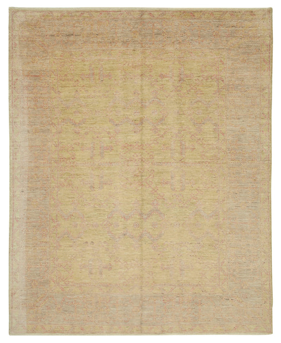 8x10 Yellow Oushak Rug - 33412