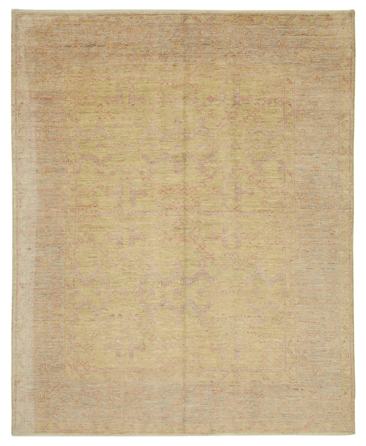 8x10 Yellow Oushak Rug - 33412