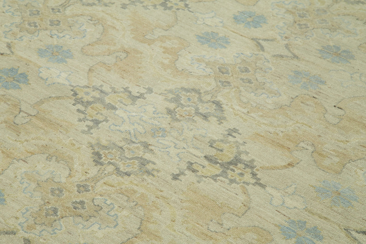 9x12 Beige Oushak Rug - 33440