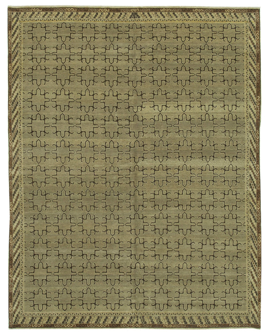 8x10 Brown Oushak Rug - 33451