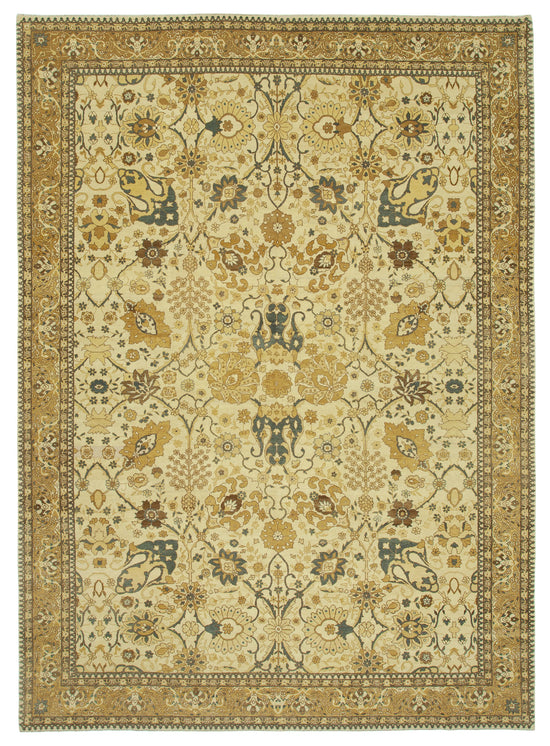 10x14 Beige Oushak Rug - 33454