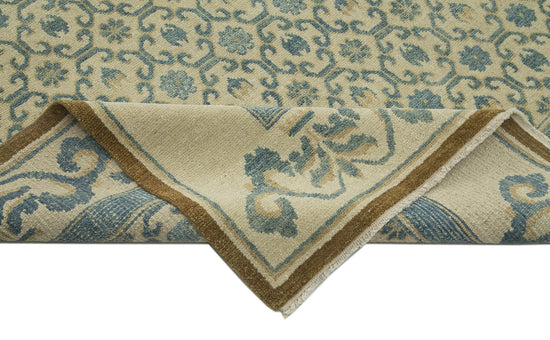 10x14 Blue Oushak Rug - 33455