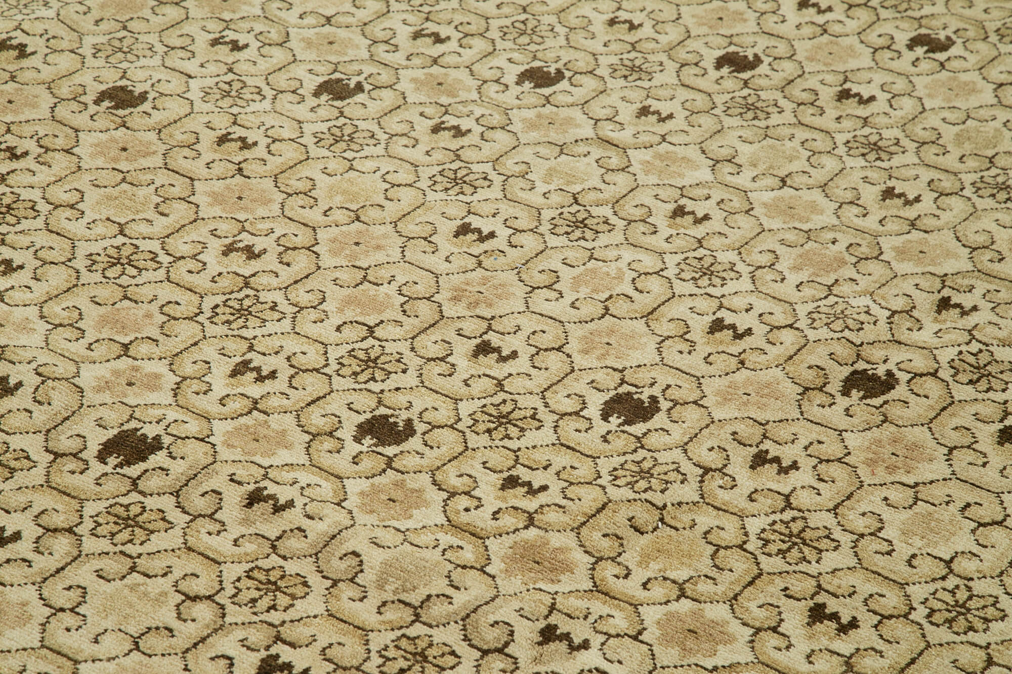 10x14 Beige Oushak Rug - 33460