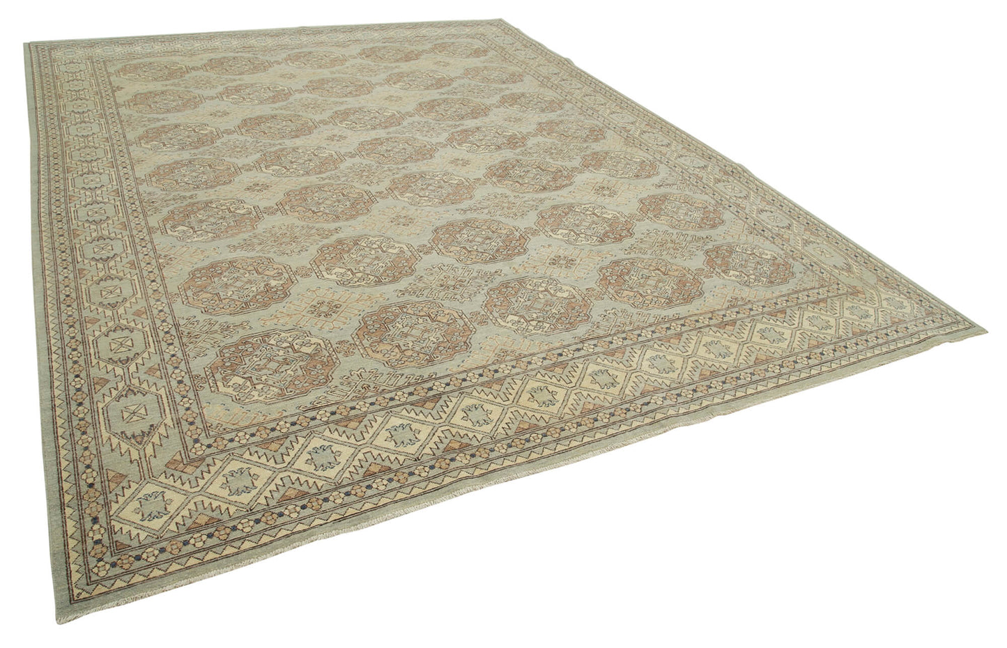 9x12 Hand-Knotted Oushak Rug - 33464