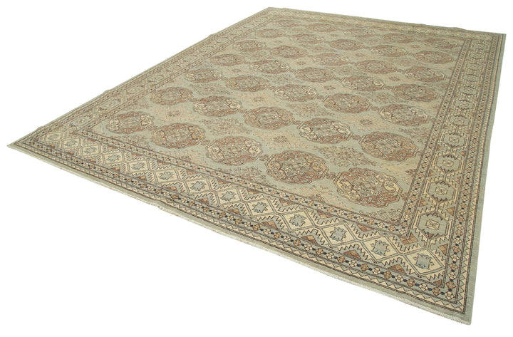 9x12 Hand-Knotted Oushak Rug - 33464
