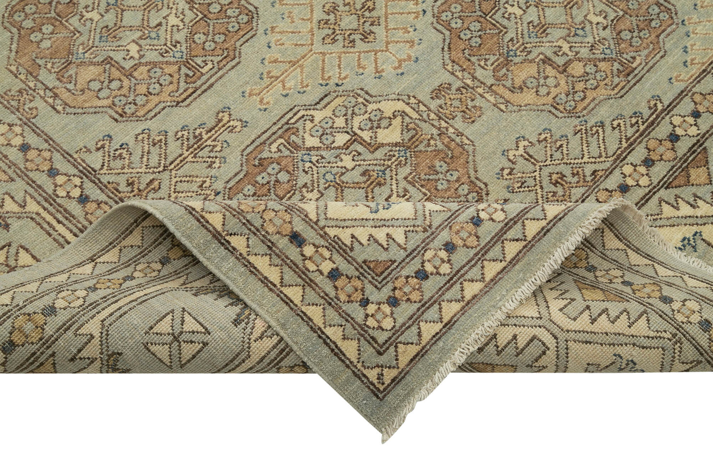 9x12 Hand-Knotted Oushak Rug - 33464