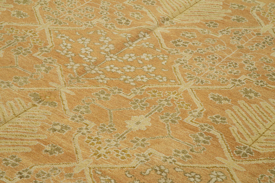 9x12 Beige Oushak Rug - 33466