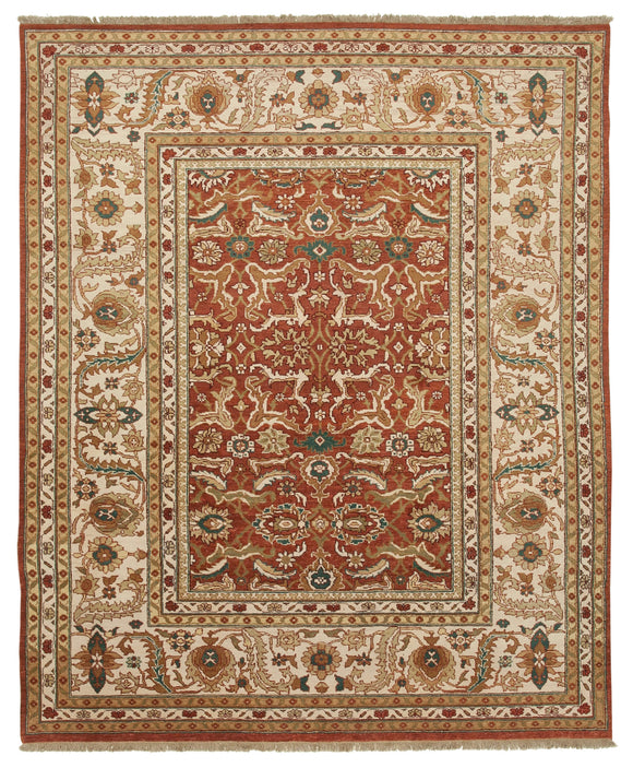 9x11 Red Oushak Rug - 33472