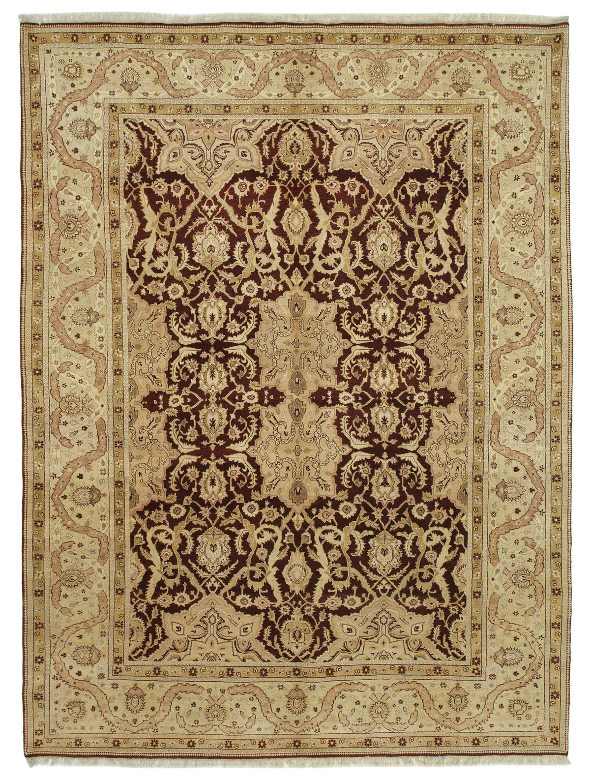 9x12 Beige Oushak Rug - 33482