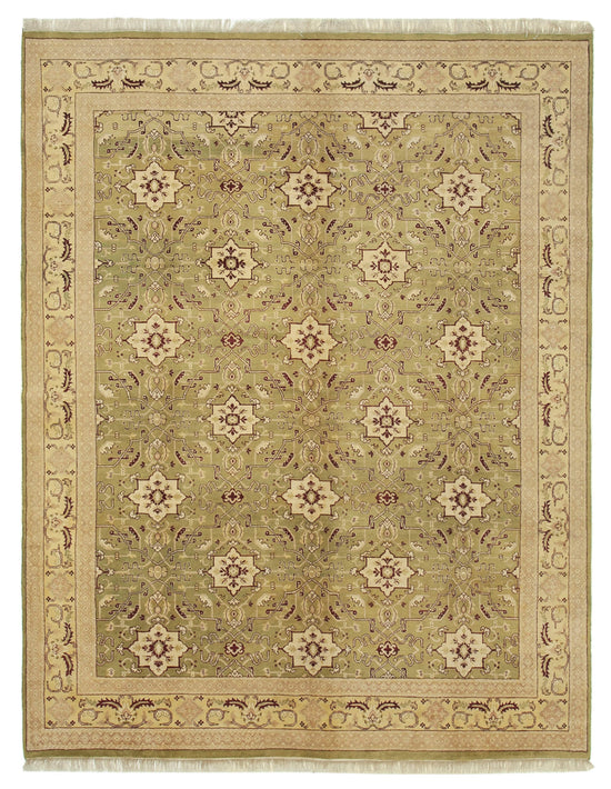 8x10 Green Oushak Rug - 33486