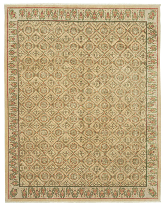 8x10 Beige Oushak Rug - 33496