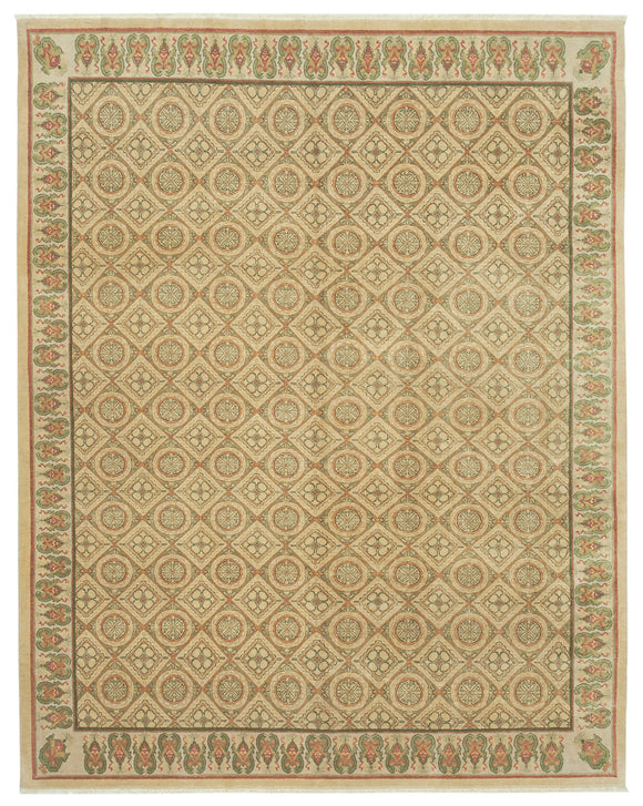 8x10 Beige Oushak Rug - 33496