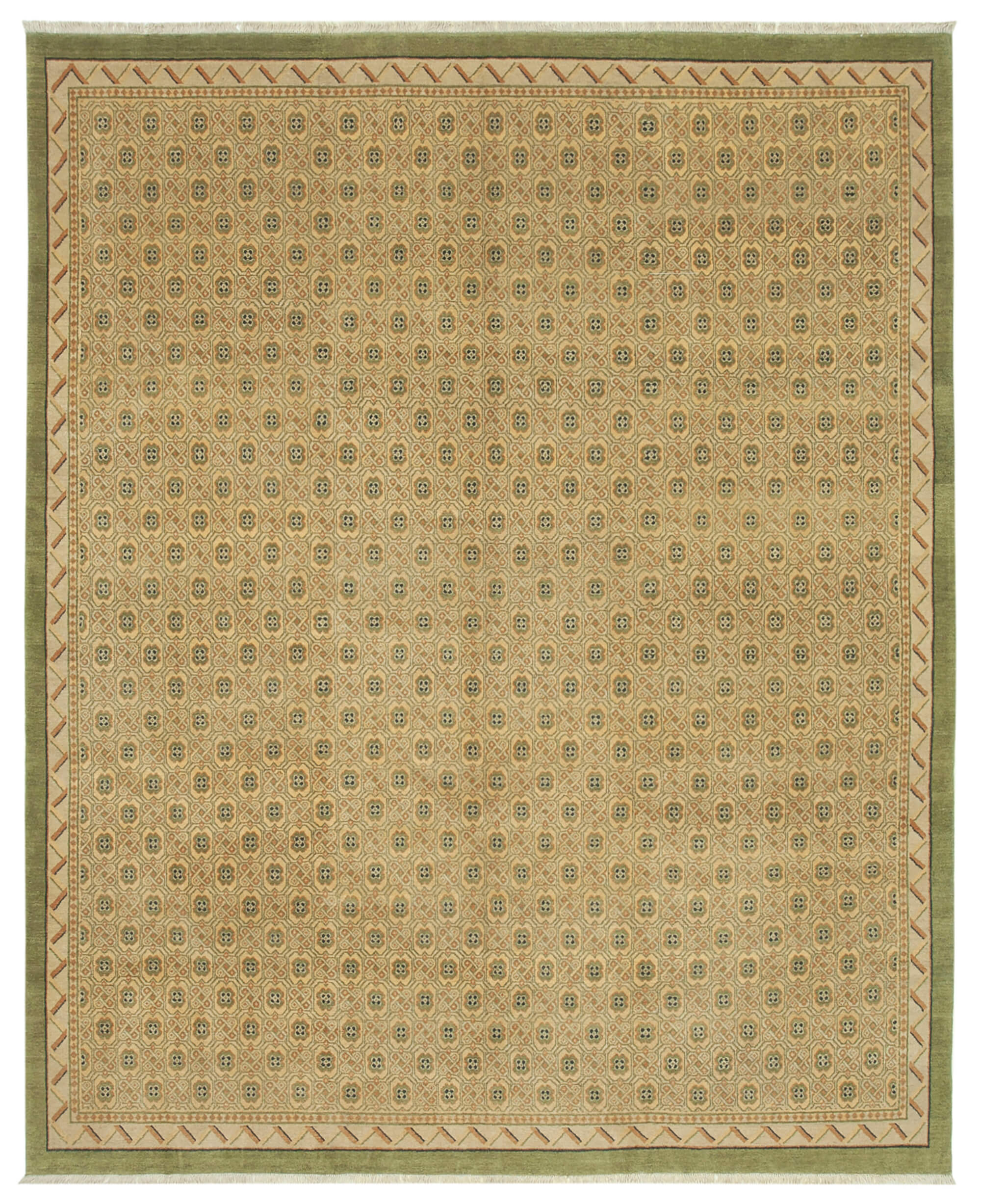 8x10 Beige Oushak Rug - 33497