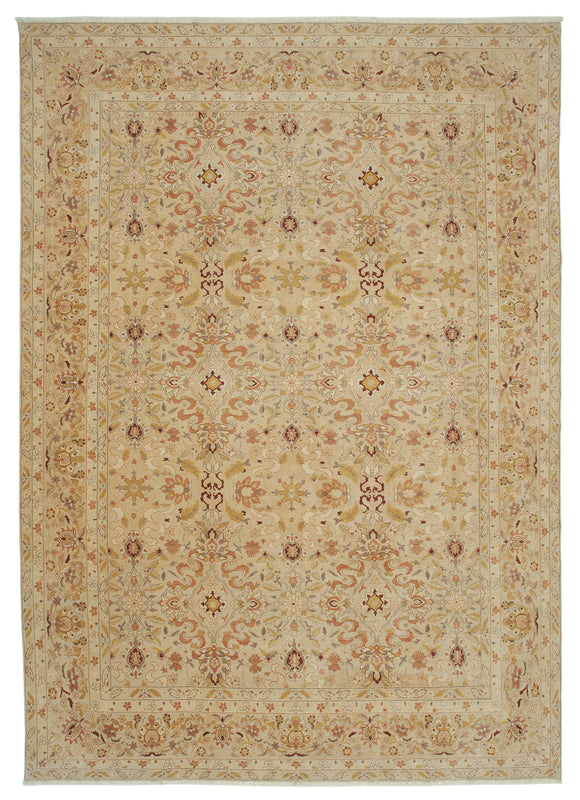 10x14 Beige Oushak Rug - 33505