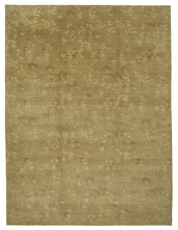 10x13 Green Oushak Rug - 33513