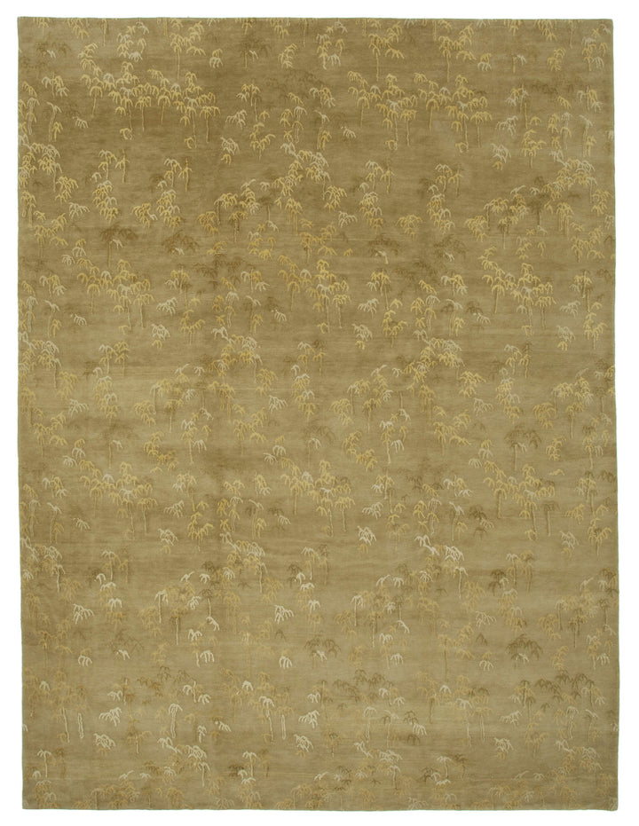 10x13 Green Oushak Rug - 33513