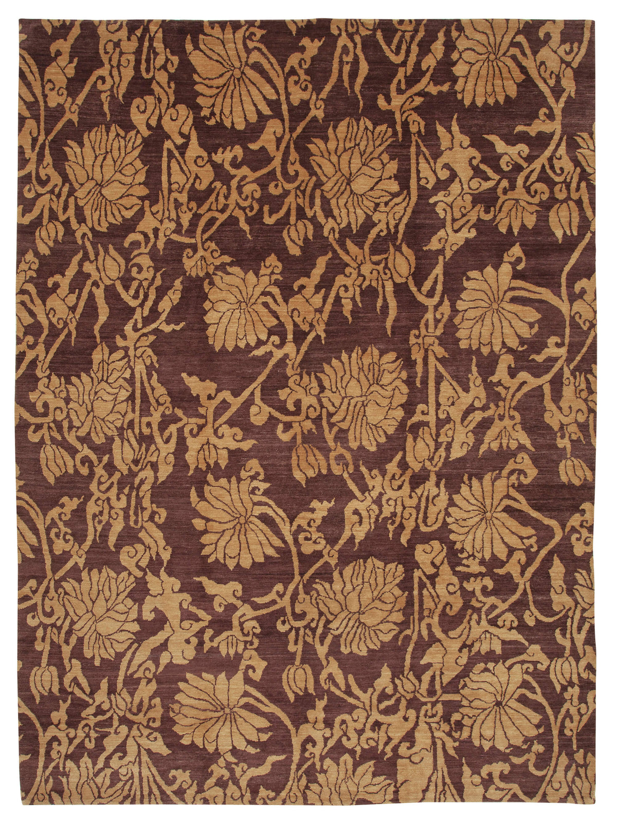 10x13 Purple Oushak Rug - 33520