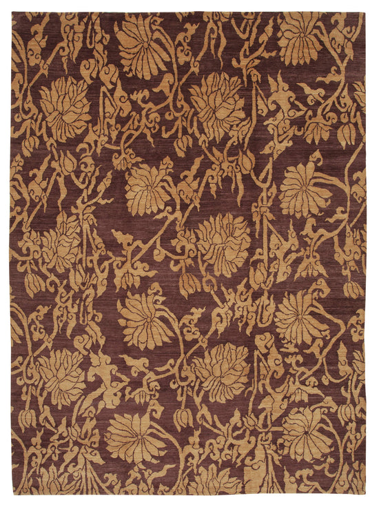 10x13 Purple Oushak Rug - 33520